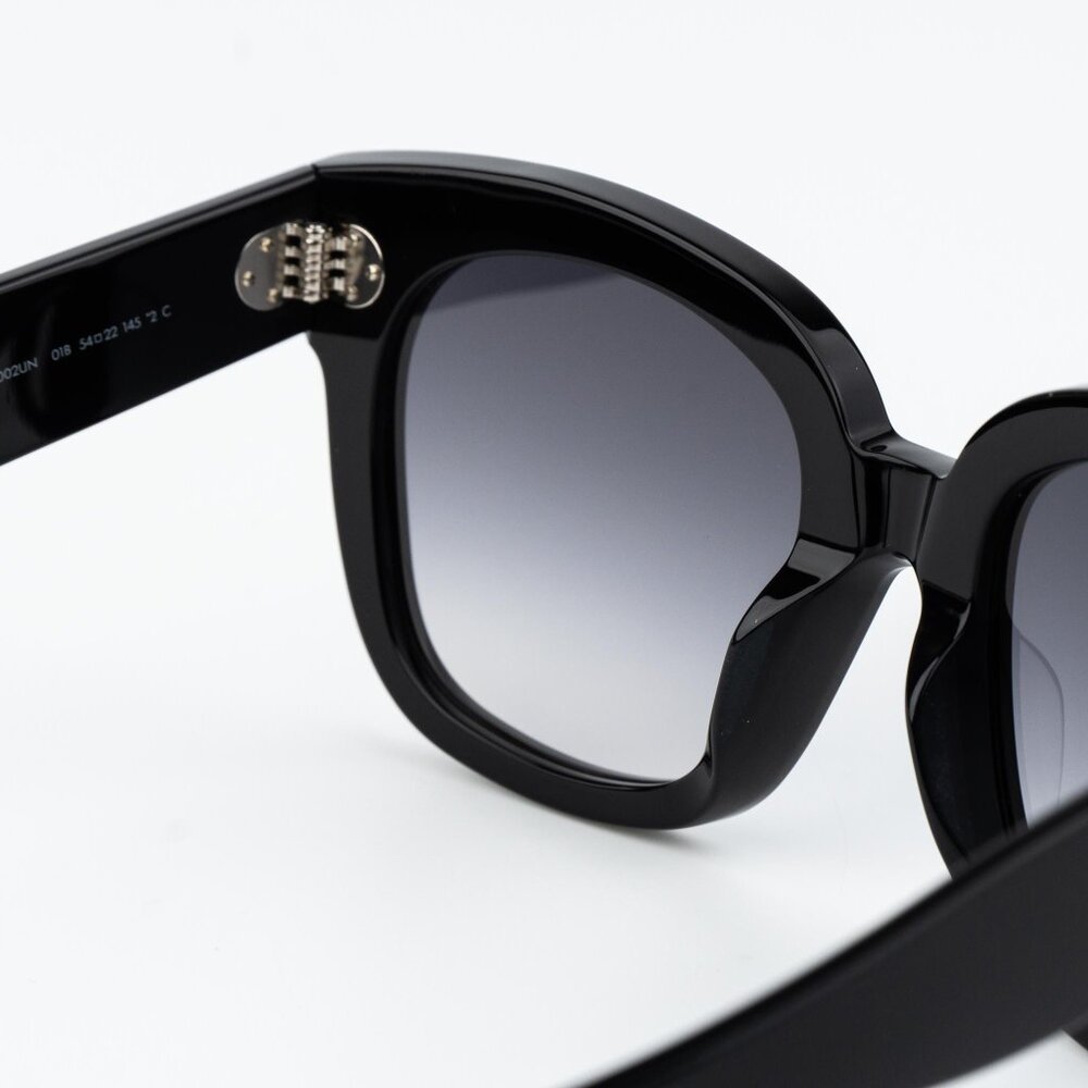 Celine 3 DOTS Women Sunglasses Black Grey Gradient Cl4002UN 01B NEW AUTHENTIC - Picture 7 of 13